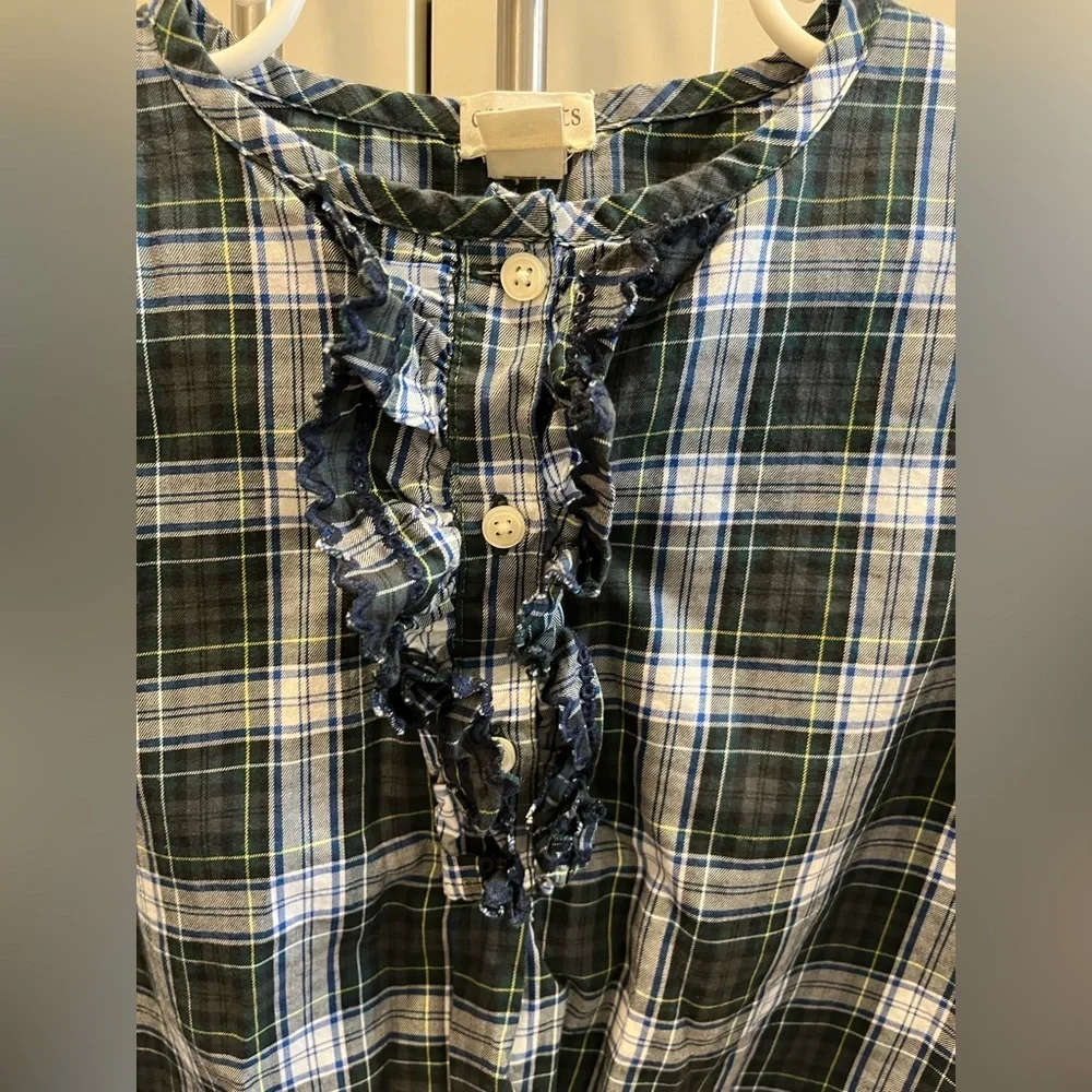 J. Crew holiday blouse in size S (6-7)